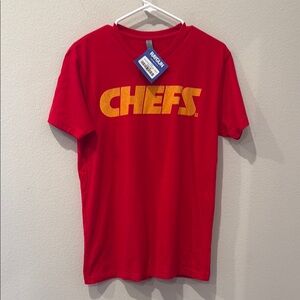 RAYGUN Red Gold Chiefs “CHEFS” Short Sleeve Tee‎ Unisex Small